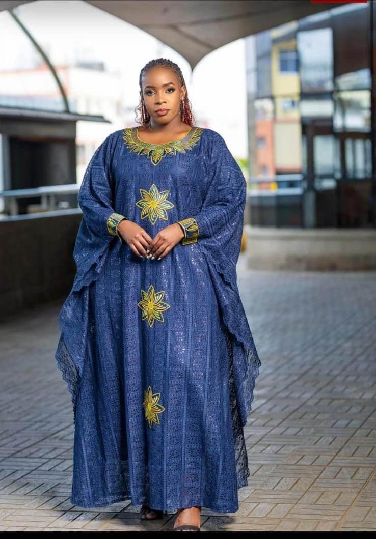 SHEBA DRESS NAVY BLUE