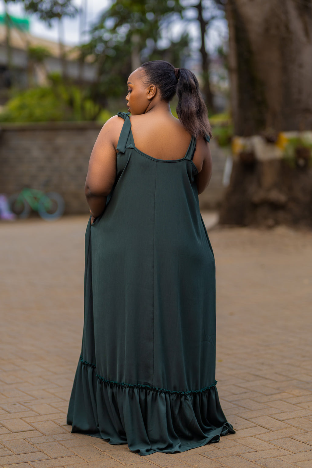 Maribel Maxi dress -Plain