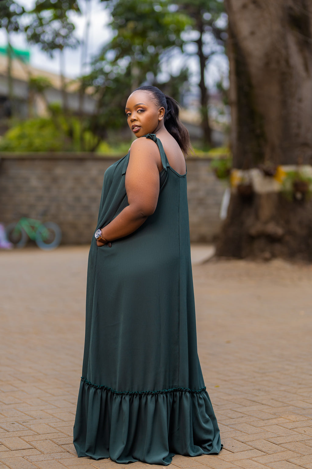 Maribel Maxi dress -Plain