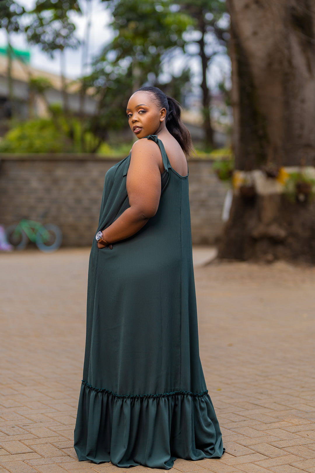 Maribel Maxi dress -Plain