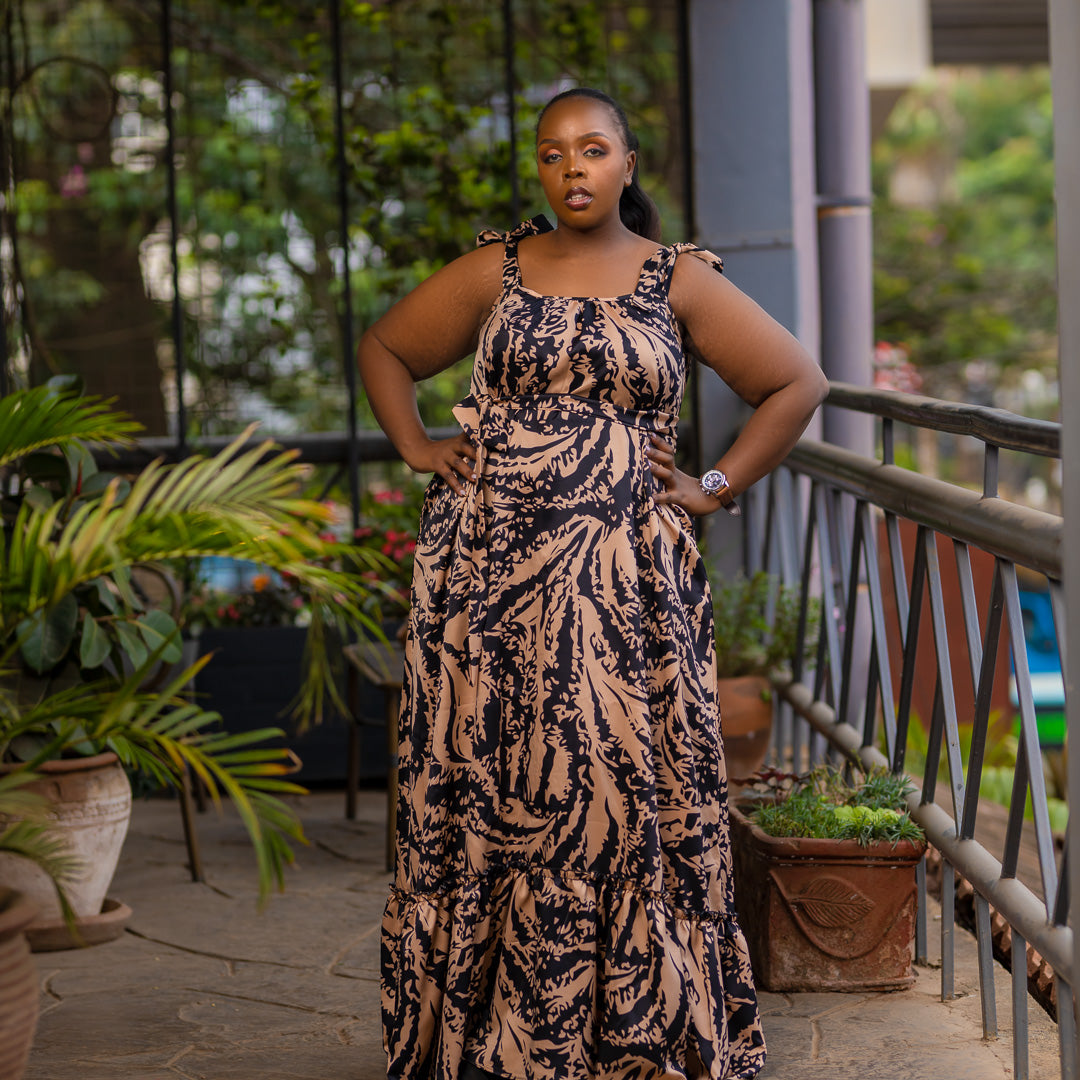 Maribel Thikam Maxi Dress