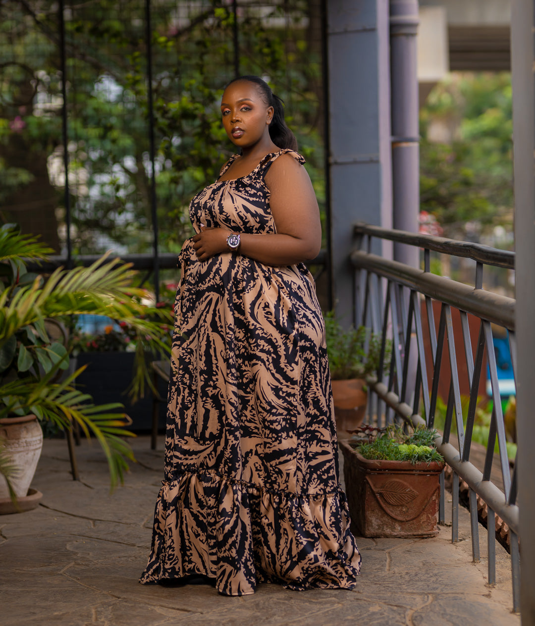 Maribel Thikam Maxi Dress