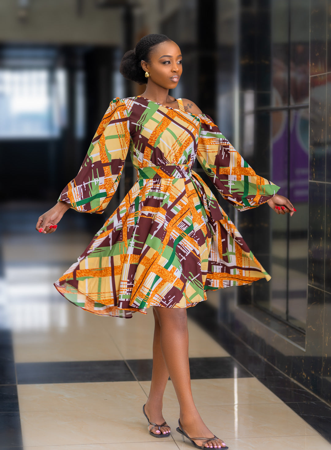 SABRINA SKATER DRESS.