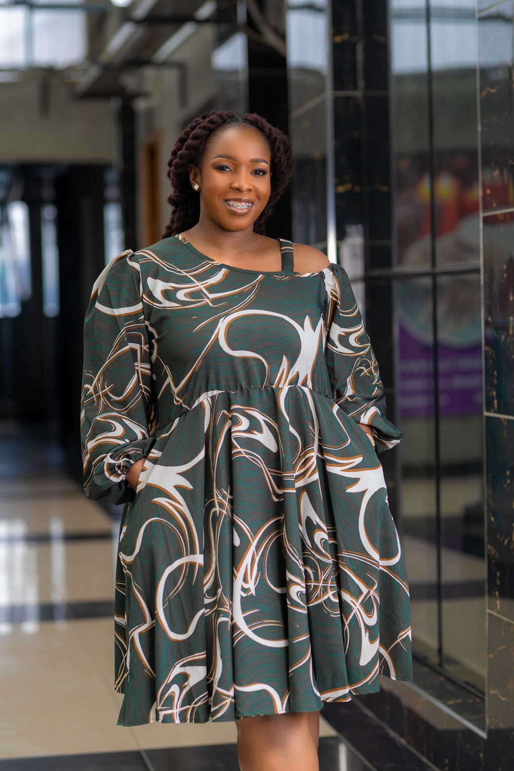 SABRINA SKATER DRESS.