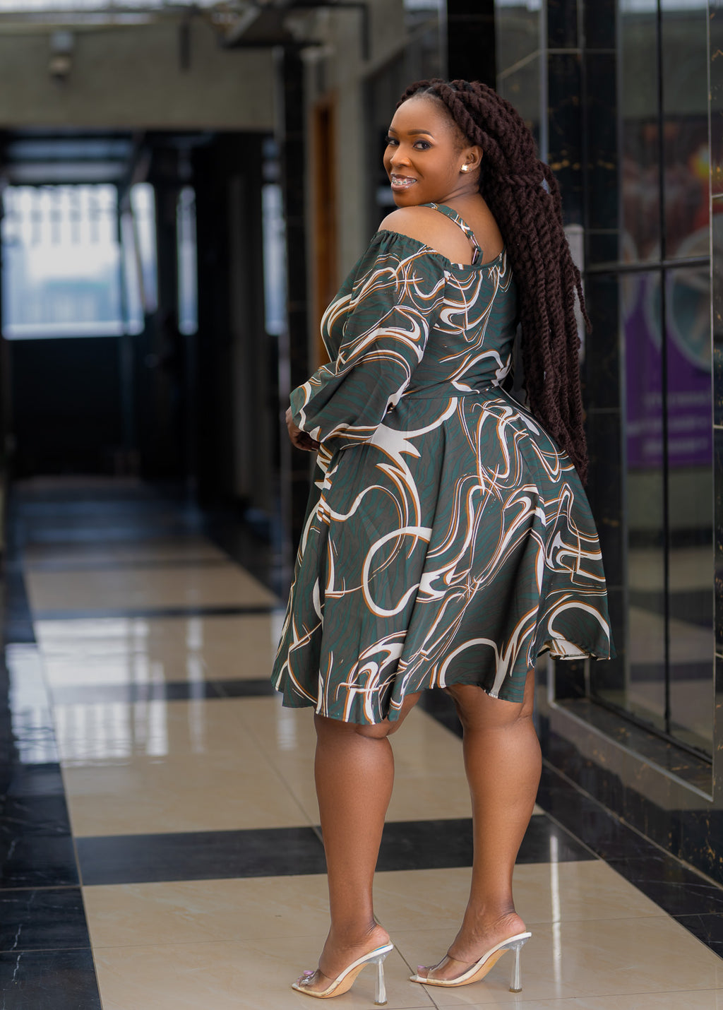 SABRINA SKATER DRESS.