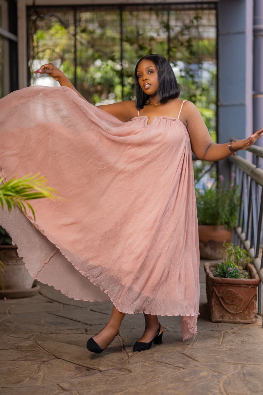 Blush Breeze Maxi Dress