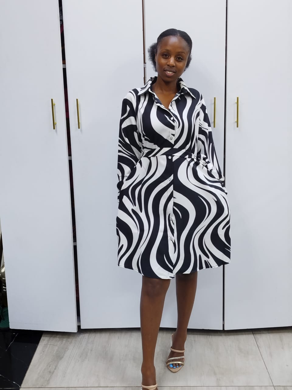 Corporate Baddie - Mini Shirt Dress